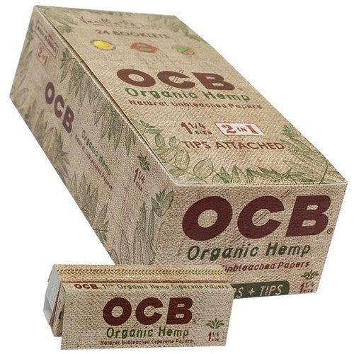 OCB Organic Hemp Rolling Papers - 1 1/4"