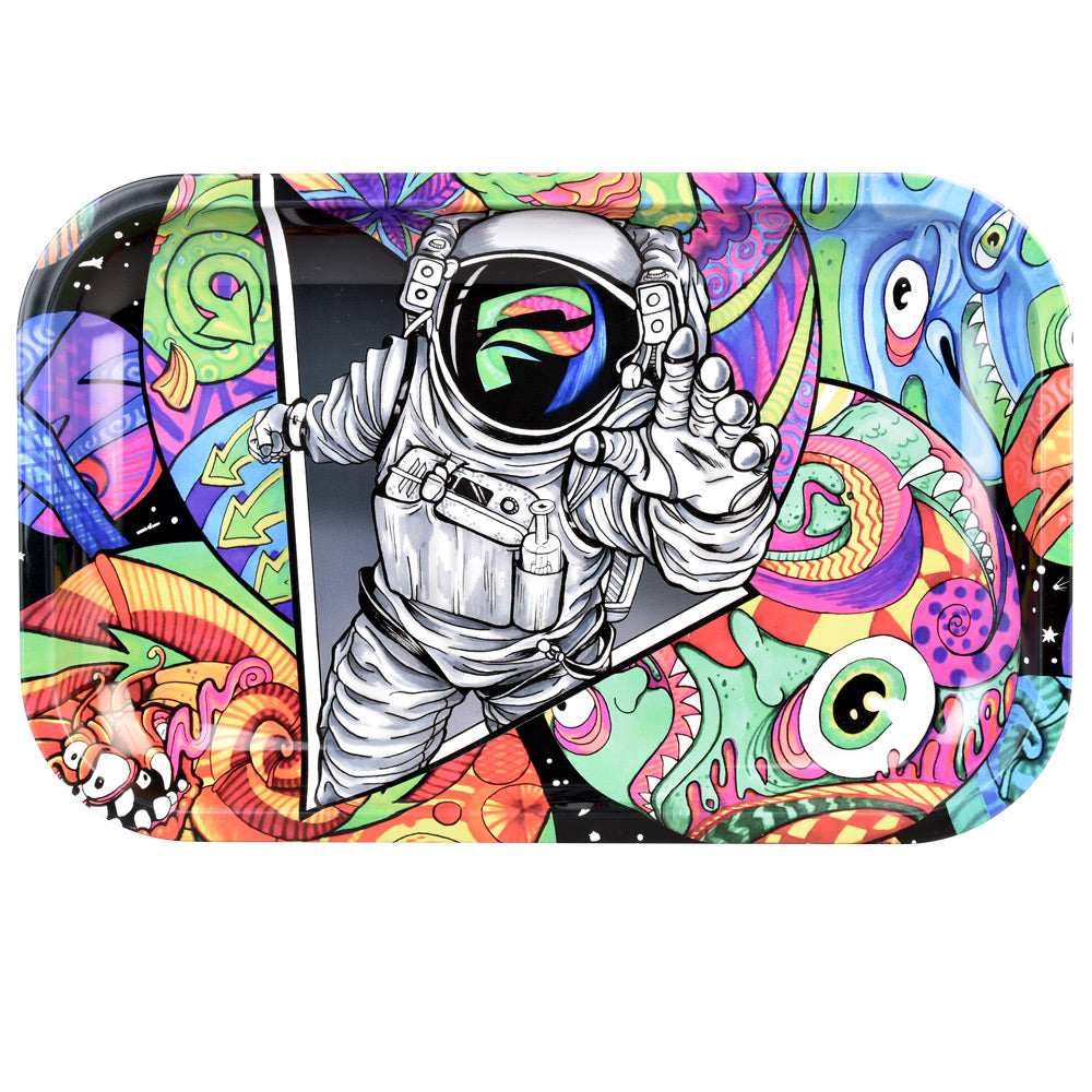 Pulsar Metal Rolling Tray-11"x7" | Psychedelic Spaceman