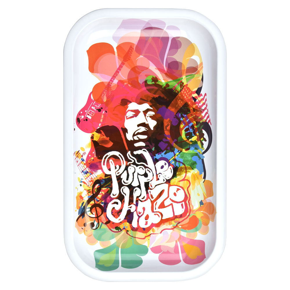 Rock Legends Jimi Rainbow Haze Rolling Tray | 10"x6"