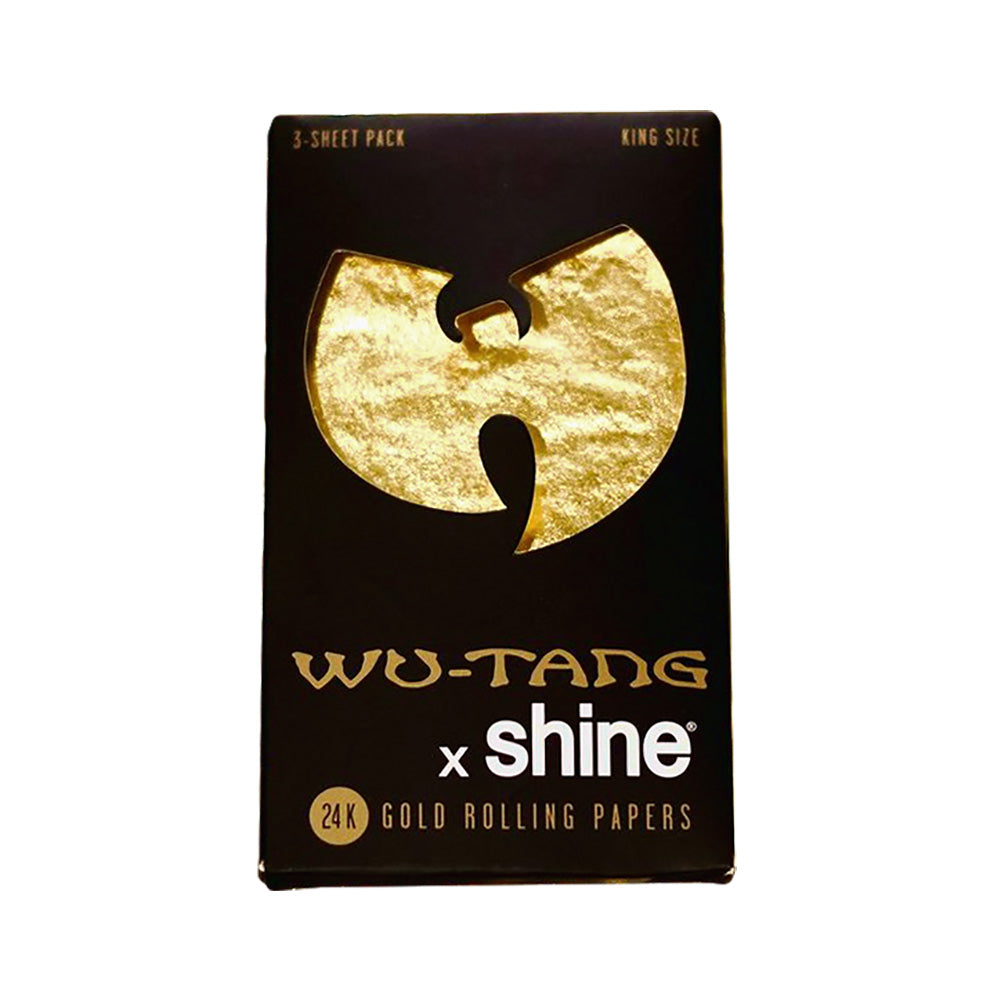 Shine x Wu-Tang 24K Gold Rolling Papers | 3pk | Kingsize